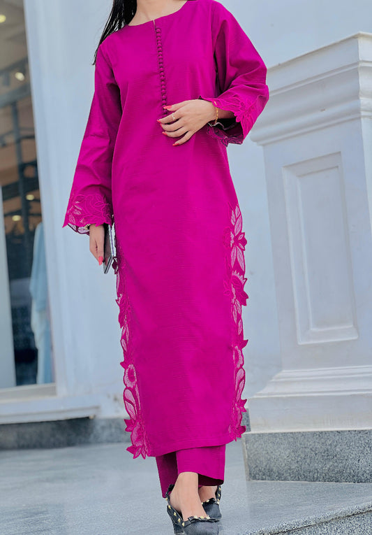 LL-102(3PC Stitched Long Kurta)