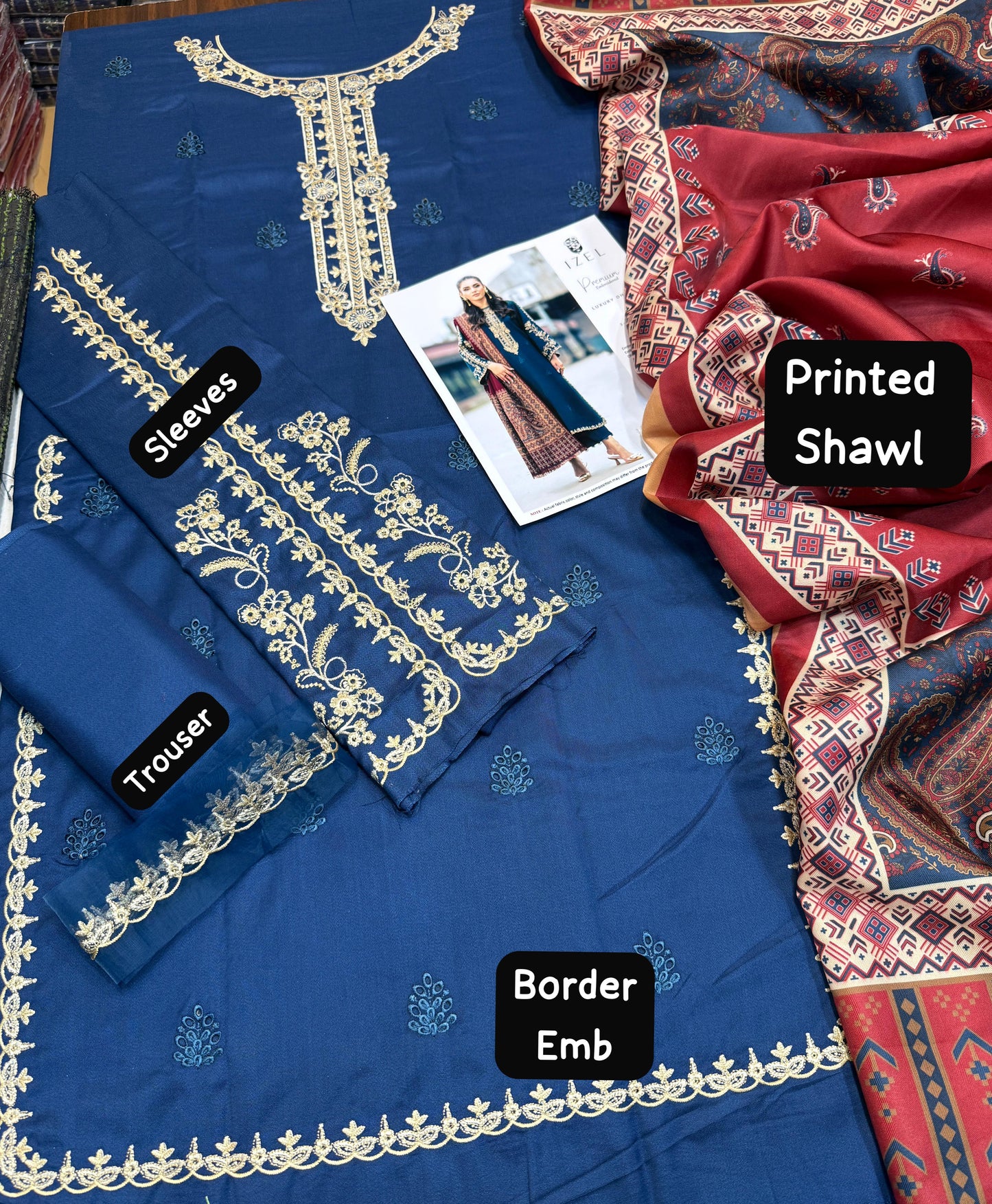 LL-159( 3PC Unstitched)