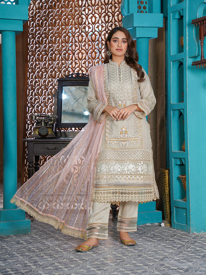 LL-109 (3PC Stitched) Libas-e-luxe