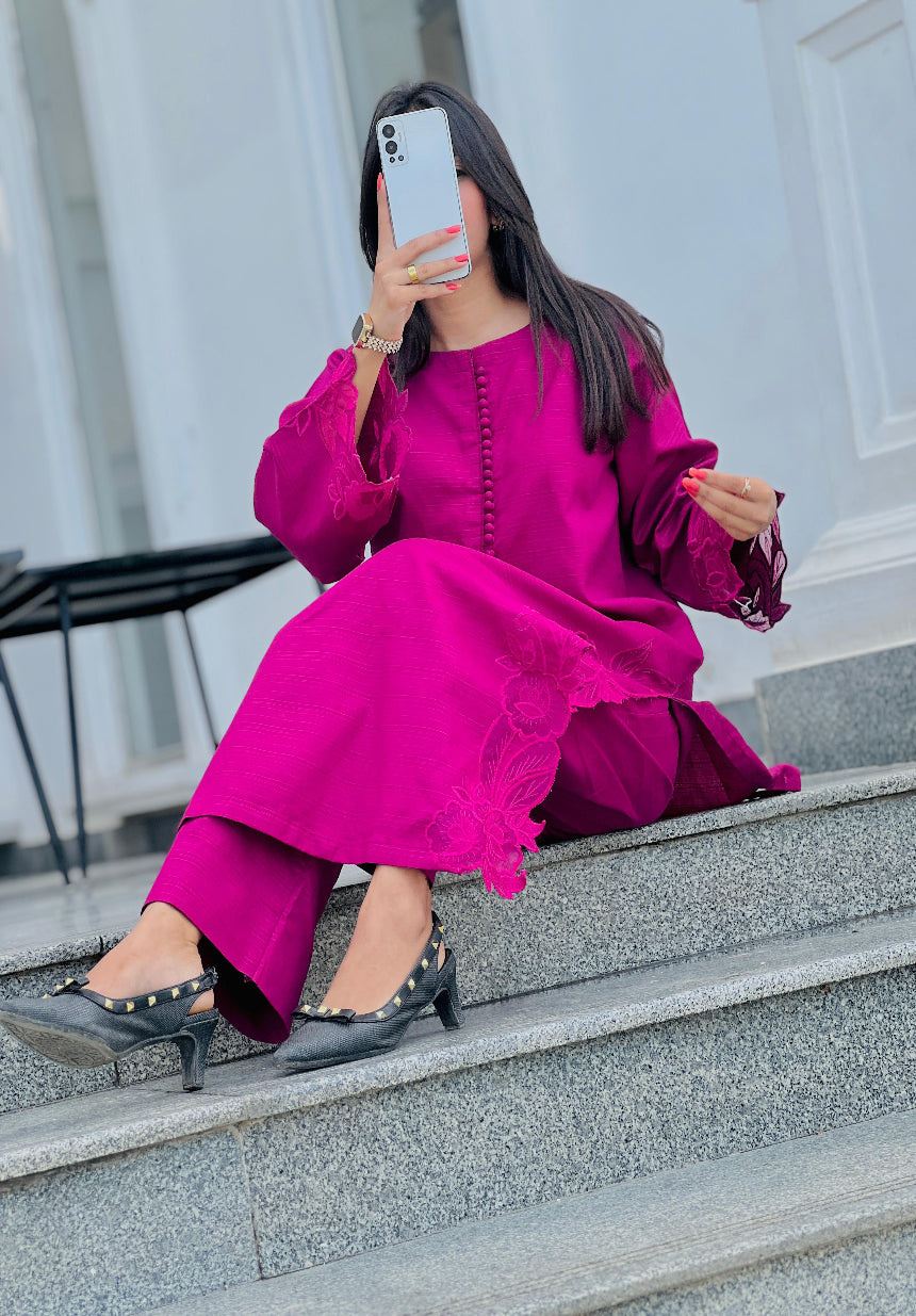 LL-102(3PC Stitched Long Kurta)