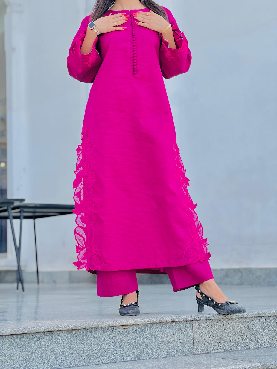LL-102(3PC Stitched Long Kurta)