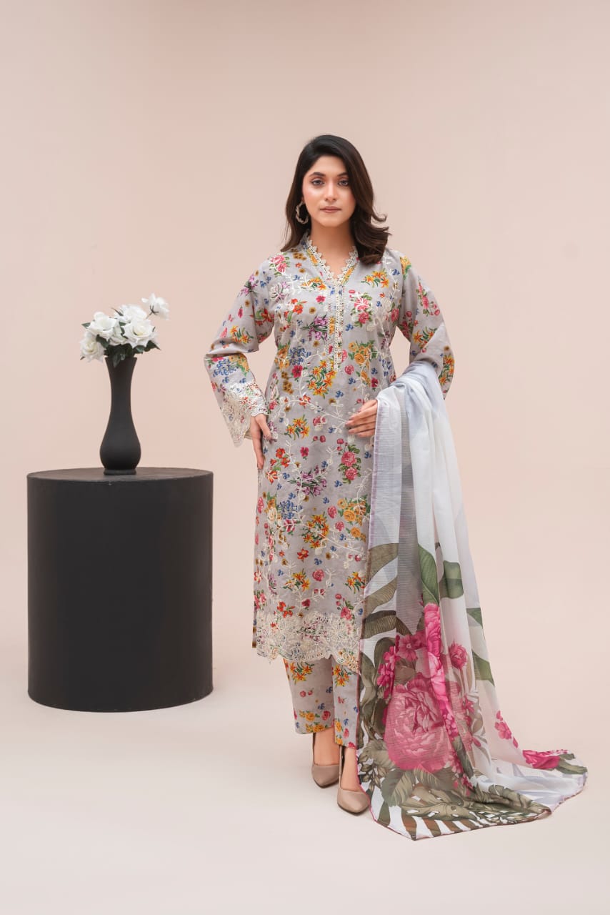 LL-117 (3PC Stitched Stitched Print)