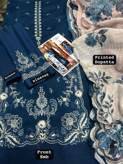 LL-124(3PC UnStitched)