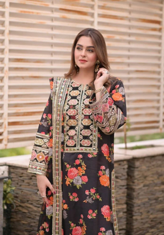 LL-125(3PC UnStitched)