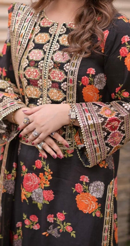 LL-125(3PC UnStitched)