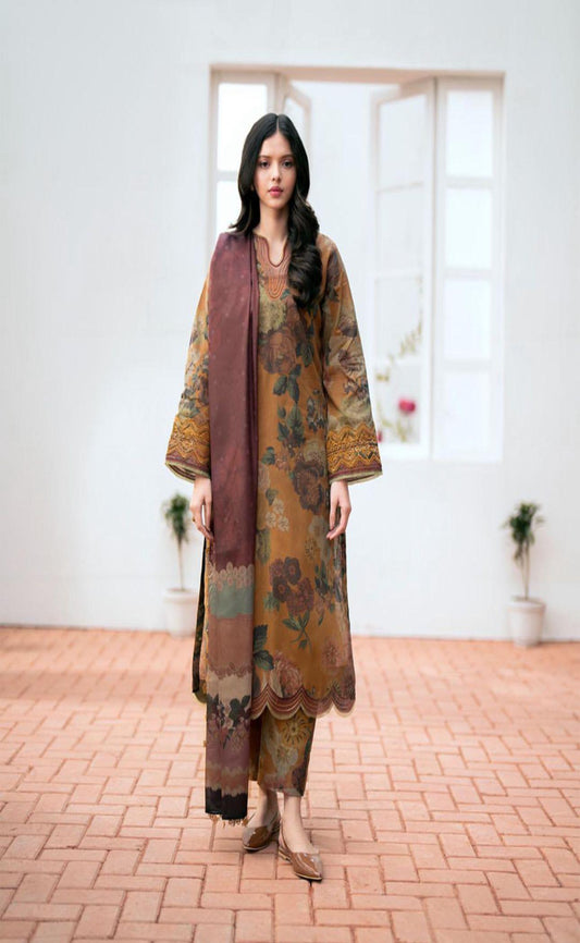 LL-143( 3PC Unstitched)