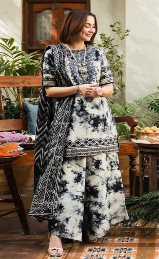 LL-125( 3PC Unstitched)