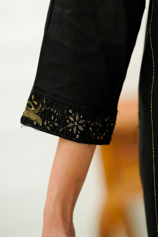 LL-101(3PC Stitched  Embroidered)