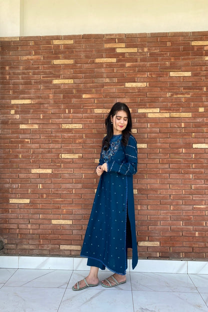 LL-112 (2PC Stitched Cotton Embroidered) Libas-e-Luxe