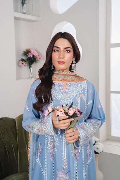 LL-115 (3PC Stitched Embroidered ) Libas-e-Luxe