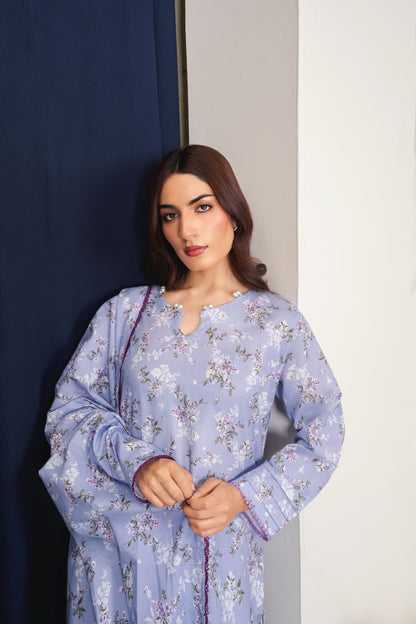 LL-114 (3PC Stitched Print) Libas-e-Luxe