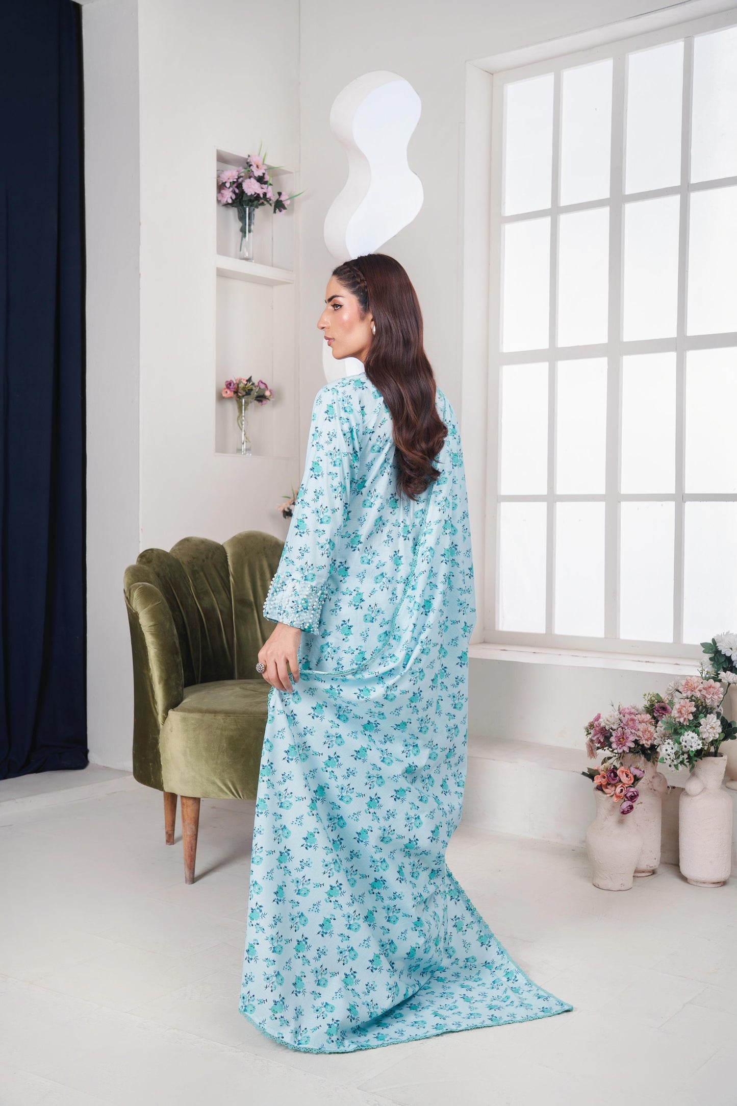 LL-112 (3PC Stitched Print) Libas-e-Luxe