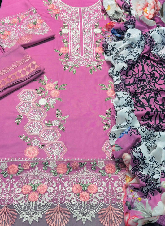 LL-144( 3PC Unstitched)