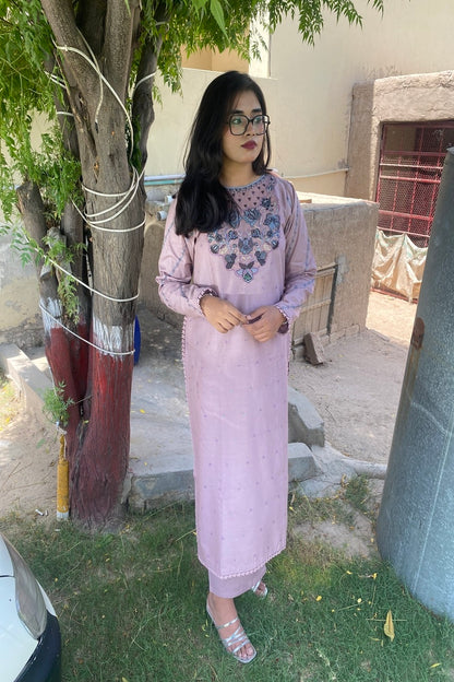 LL-106 (2PC Stitched Cotton Embroidered) Libas-e-Luxe
